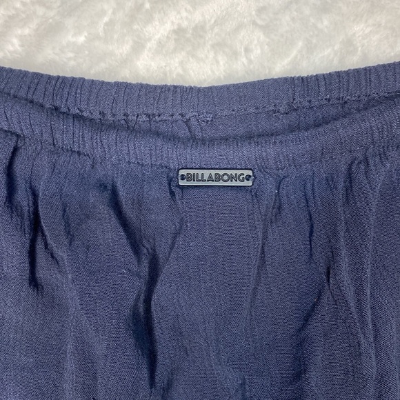 BILLABONG Light It Up Blue Floral Raglan Sleeves Crop Top Size Large - Picture 16 of 16